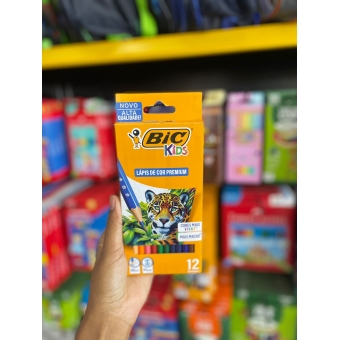 LÁPIS DE COR BIC 12 CORES