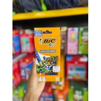 LÁPIS DE COR BIC 12 CORES
