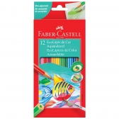 LÁPIS FABER CASTELL 12 CORES AQUARELÁVEL