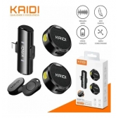 MICROFONE DE LAPELA SEM FIO KAIDI KMF4-A