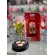 ROSA ARTIFICIAL EM CÚPULA ACRÍLICA COM LED