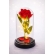ROSA VERMELHA ARTIFICIAL EM CÚPULA COM LED