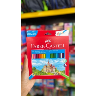 LÁPIS DE COR FABER CASTELL COM 24 CORES