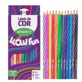 LAPIS DE CORV12 CORES WOW FUN LEO E LEO