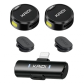 MICROFONE DE LAPELA SEM FIO KAIDI KMF4-A